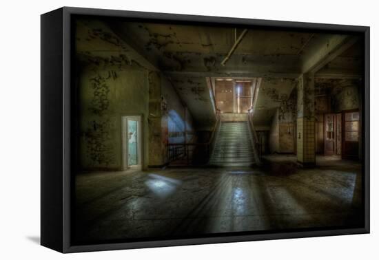 Abandoned Building Interior-Nathan Wright-Framed Stretched Canvas