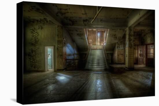 Abandoned Building Interior-Nathan Wright-Stretched Canvas