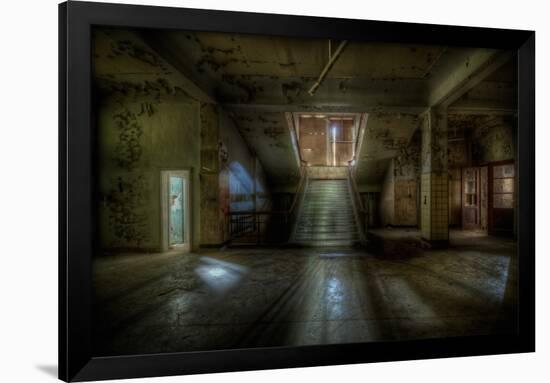 Abandoned Building Interior-Nathan Wright-Framed Photographic Print