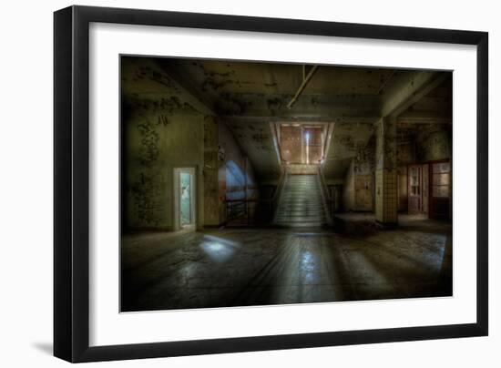 Abandoned Building Interior-Nathan Wright-Framed Premium Photographic Print