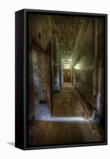 Abandoned Building Interior-Nathan Wright-Framed Stretched Canvas