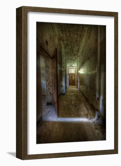 Abandoned Building Interior-Nathan Wright-Framed Photographic Print