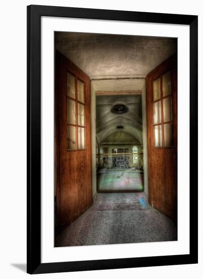 Abandoned Building Interior-Nathan Wright-Framed Photographic Print