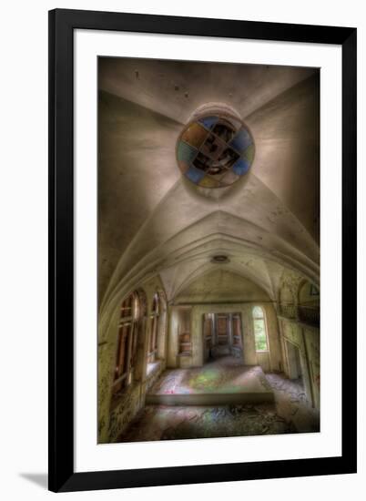 Abandoned Building Interior-Nathan Wright-Framed Photographic Print