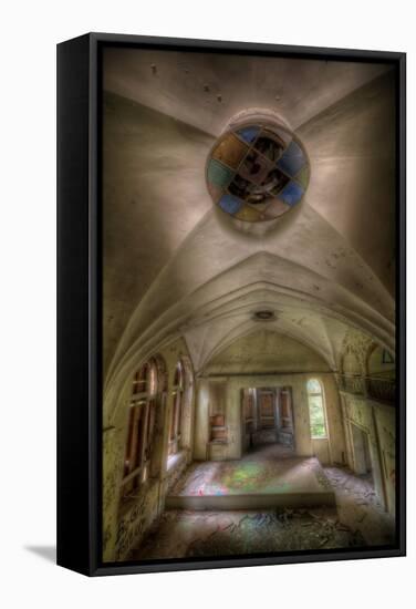 Abandoned Building Interior-Nathan Wright-Framed Stretched Canvas