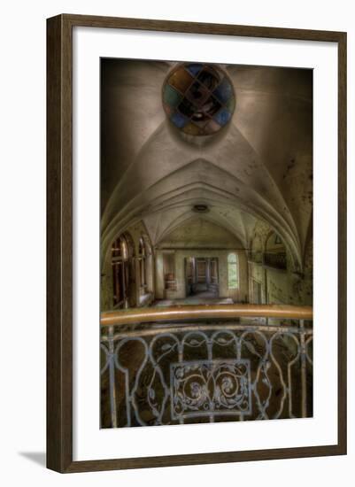 Abandoned Building Interior-Nathan Wright-Framed Photographic Print