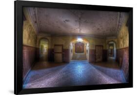 Abandoned Building Interior-Nathan Wright-Framed Photographic Print