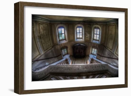 Abandoned Building Interior-Nathan Wright-Framed Photographic Print