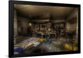 Abandoned Building Interior-Nathan Wright-Framed Photographic Print