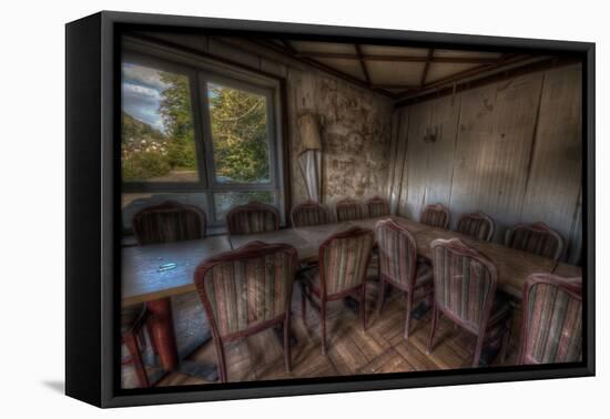 Abandoned Building Interior-Nathan Wright-Framed Stretched Canvas