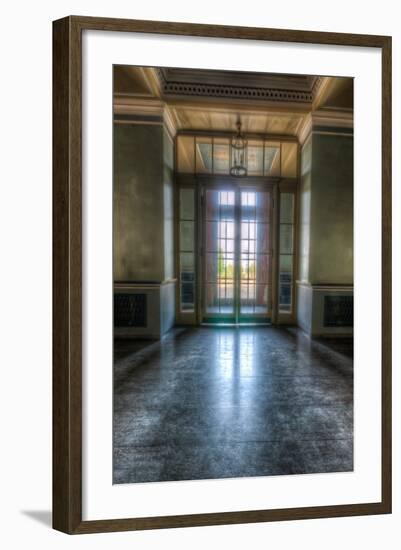 Abandoned Building Interior-Nathan Wright-Framed Photographic Print