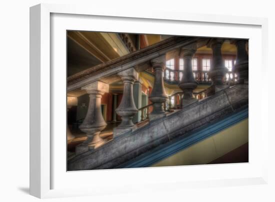 Abandoned Building Interior-Nathan Wright-Framed Photographic Print