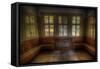 Abandoned Building Interior-Nathan Wright-Framed Stretched Canvas