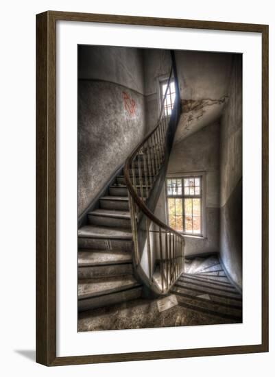 Abandoned Building Interior-Nathan Wright-Framed Photographic Print