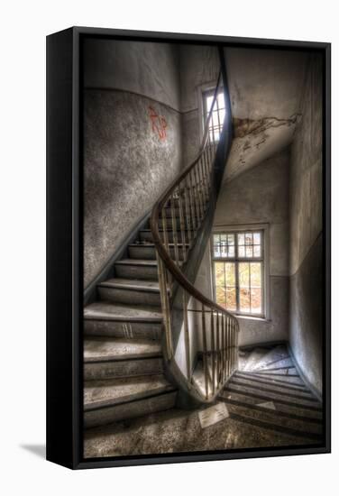 Abandoned Building Interior-Nathan Wright-Framed Stretched Canvas