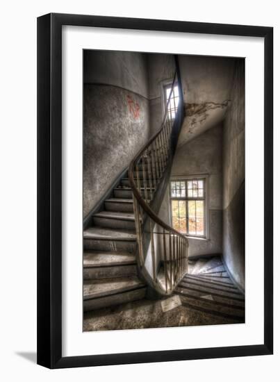 Abandoned Building Interior-Nathan Wright-Framed Photographic Print