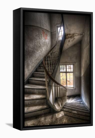 Abandoned Building Interior-Nathan Wright-Framed Stretched Canvas