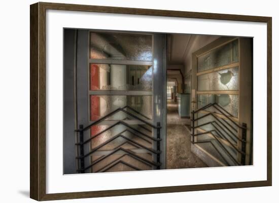 Abandoned Building Interior-Nathan Wright-Framed Photographic Print