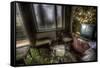 Abandoned Building Interior-Nathan Wright-Framed Stretched Canvas