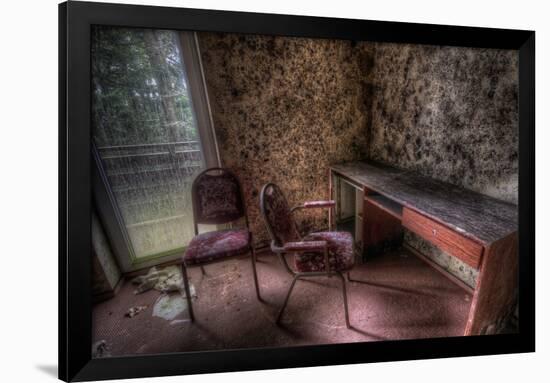 Abandoned Building Interior-Nathan Wright-Framed Photographic Print