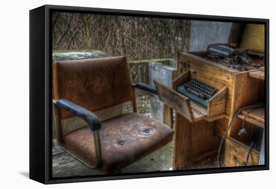 Abandoned Building Interior-Nathan Wright-Framed Stretched Canvas