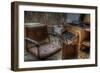 Abandoned Building Interior-Nathan Wright-Framed Photographic Print