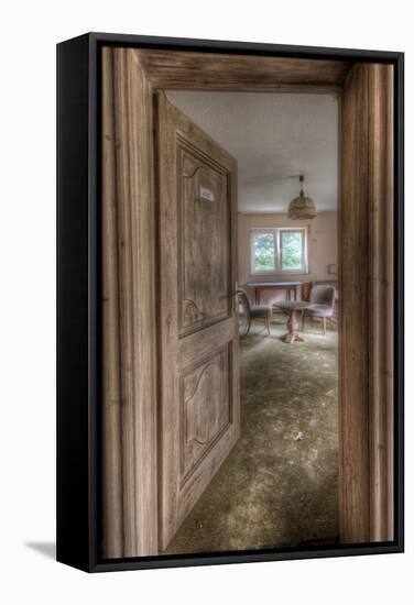 Abandoned Building Interior-Nathan Wright-Framed Stretched Canvas