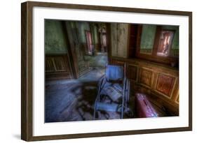 Abandoned Building Interior-Nathan Wright-Framed Photographic Print