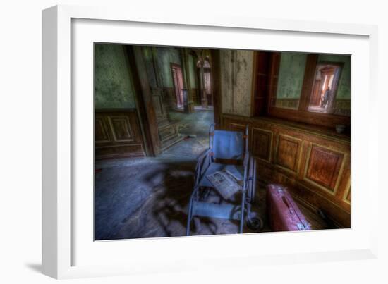 Abandoned Building Interior-Nathan Wright-Framed Photographic Print