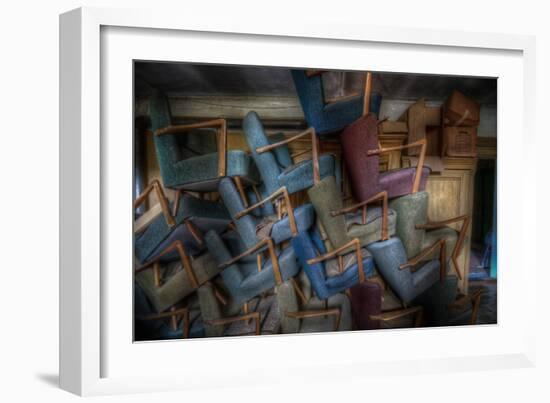 Abandoned Building Interior-Nathan Wright-Framed Photographic Print