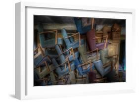 Abandoned Building Interior-Nathan Wright-Framed Photographic Print