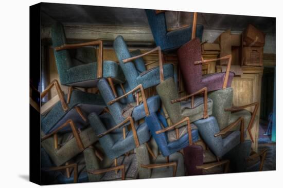 Abandoned Building Interior-Nathan Wright-Stretched Canvas