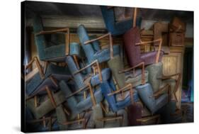 Abandoned Building Interior-Nathan Wright-Stretched Canvas