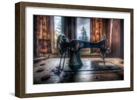 Abandoned Building Interior-Nathan Wright-Framed Photographic Print