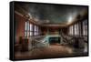 Abandoned Building Interior-Nathan Wright-Framed Stretched Canvas