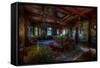 Abandoned Building Interior-Nathan Wright-Framed Stretched Canvas