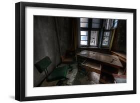 Abandoned Building Interior-Nathan Wright-Framed Photographic Print