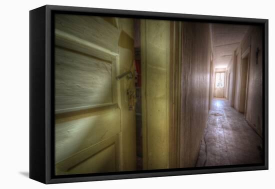 Abandoned Building Interior-Nathan Wright-Framed Stretched Canvas