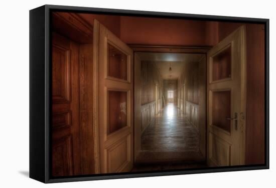 Abandoned Building Interior-Nathan Wright-Framed Stretched Canvas