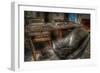 Abandoned Building Interior-Nathan Wright-Framed Photographic Print