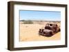 Abandoned Car in the Namib Desert-Micha Klootwijk-Framed Photographic Print