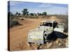 Abandoned Car Wreck, Silverton, Australian Outback, New South Wales, Australia, Pacific-Ann & Steve Toon-Stretched Canvas