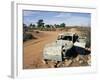 Abandoned Car Wreck, Silverton, Australian Outback, New South Wales, Australia, Pacific-Ann & Steve Toon-Framed Photographic Print