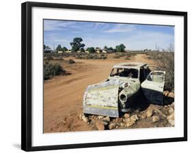 Abandoned Car Wreck, Silverton, Australian Outback, New South Wales, Australia, Pacific-Ann & Steve Toon-Framed Photographic Print