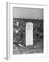 Abandoned Cemetery-Jack Delano-Framed Photographic Print