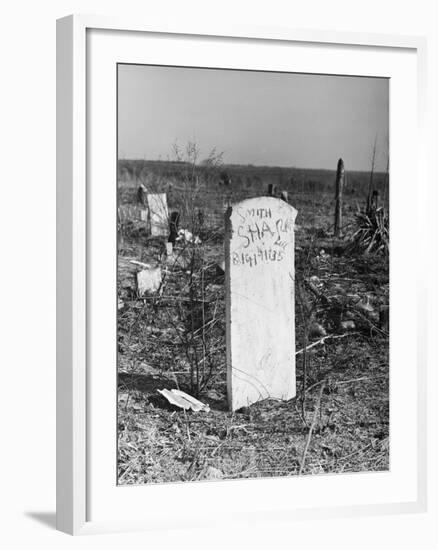 Abandoned Cemetery-Jack Delano-Framed Photographic Print