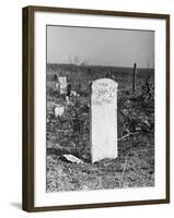 Abandoned Cemetery-Jack Delano-Framed Photographic Print