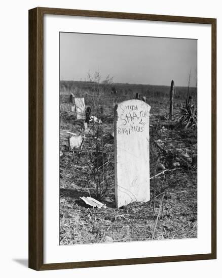 Abandoned Cemetery-Jack Delano-Framed Photographic Print