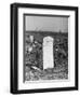 Abandoned Cemetery-Jack Delano-Framed Photographic Print