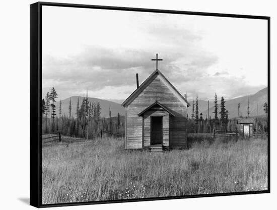 Abandoned Church-Dorothea Lange-Framed Stretched Canvas